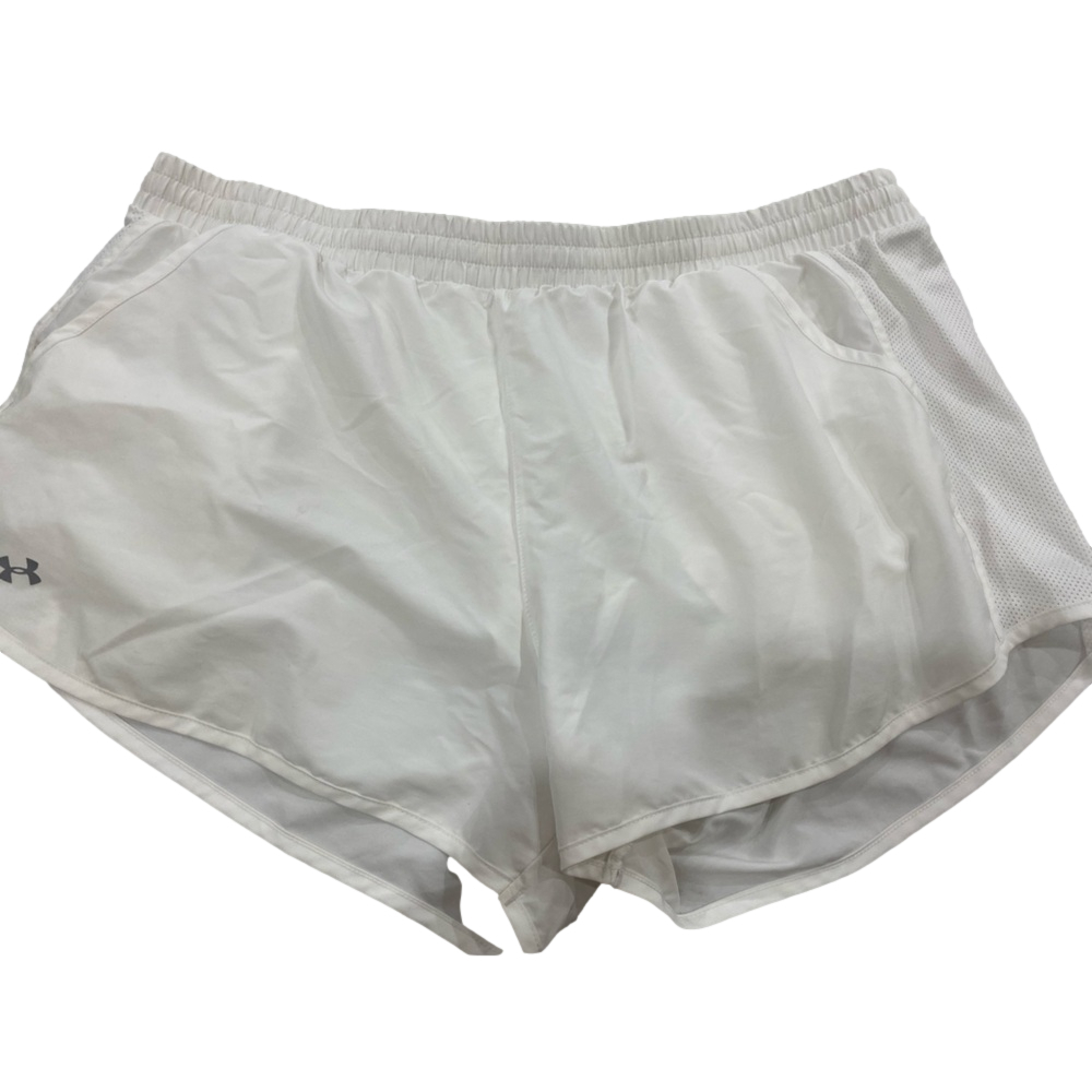 Under armour white fly by short xxl